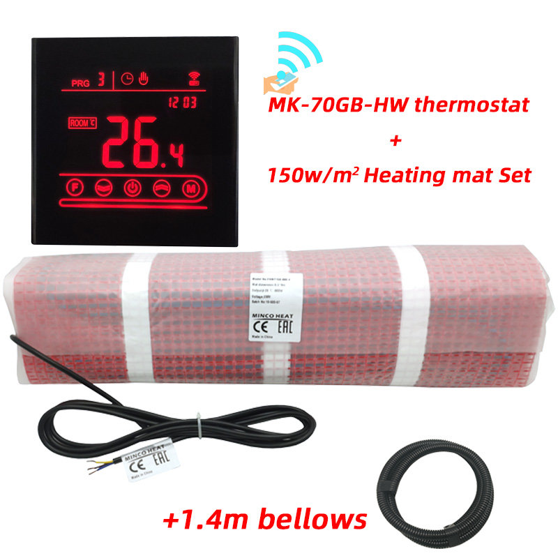 Minco 200w/m2 fűtőszőnyeg Fűtés 0,5-15m2 0,5m szélesség