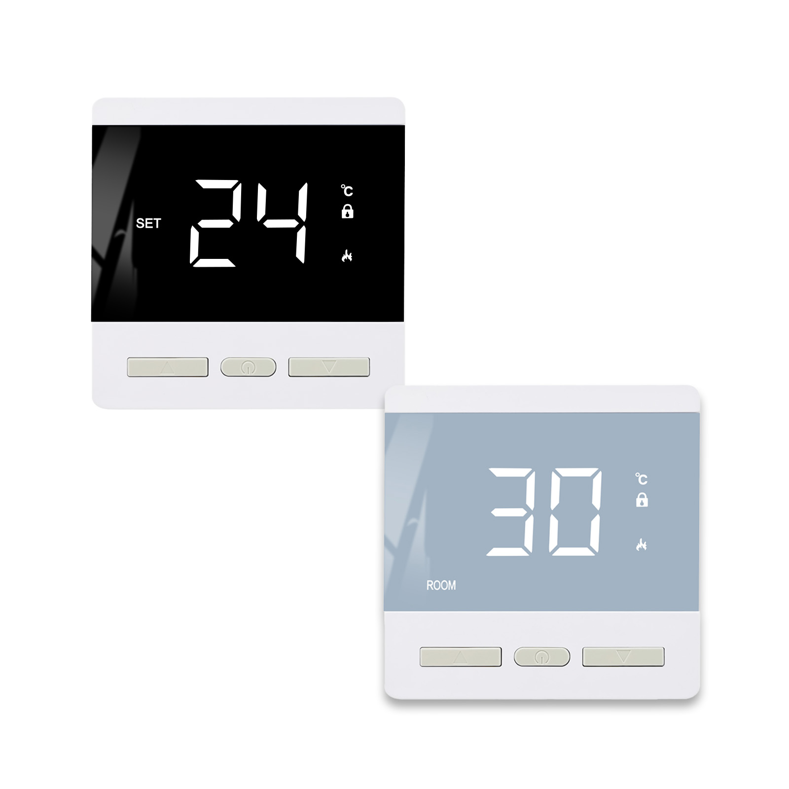 Intelligent Underfloor Heating Control Panel Electric Heating Film Thermostat